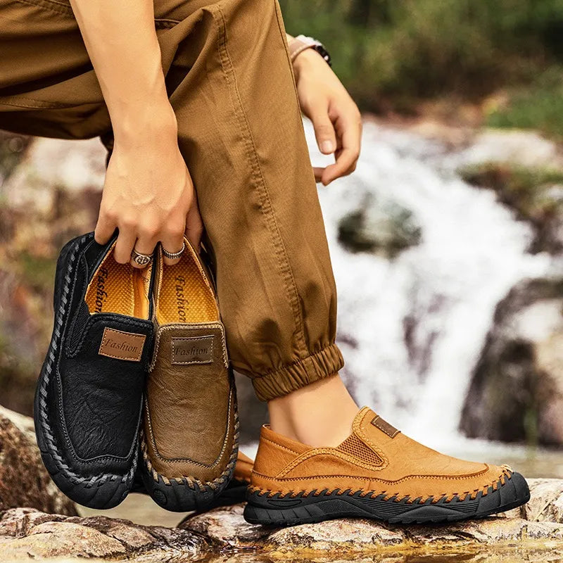 ⏰Last Day! 60% OFF 🔥ideacloth®Men's - Genuine Leather Orthopedic Outdoor Loafers