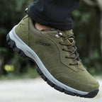 Men's Waterproof Breathable Lightweight Arch Support Hiking Shoes for Plantar Fasciitis (Medical Certification)