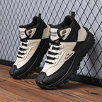 (⏰LAST DAY-70% OFF🛒)Men's Outdoor Hiking Boots - Waterproof, Non-Slip, Puncture-Proof And Smash-Proof; Correct Arch Support And Wide Toe - Suitable For Daily Wear And Outdoor Adventures