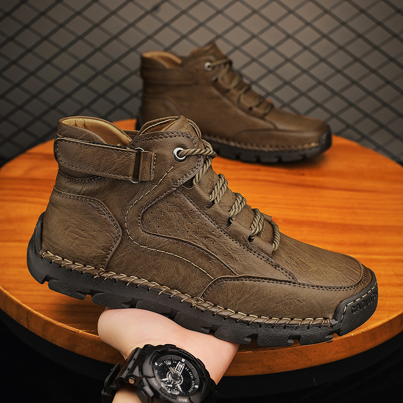 (🔥CLEARANCE SALE - 70% OFF) Men's Handcrafted Cowhide Shoes - Relieve Foot Pain