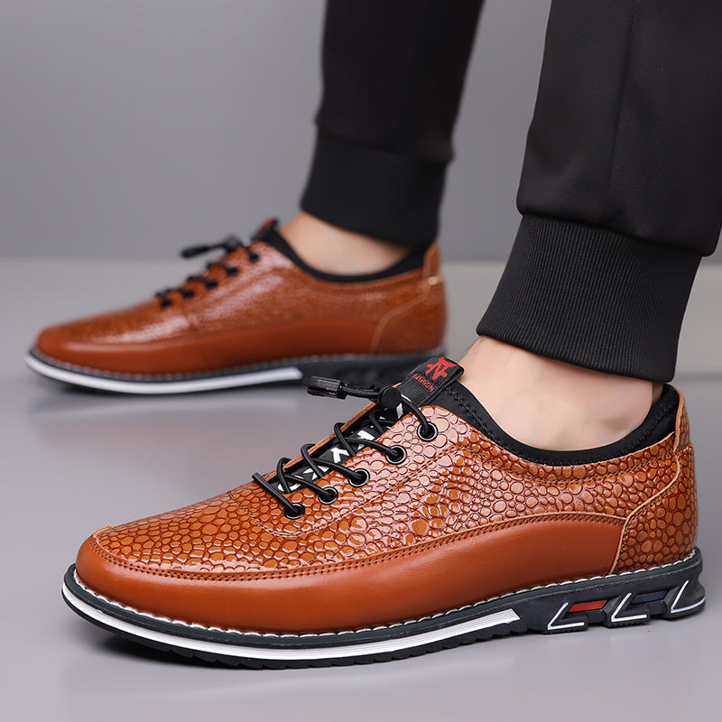 Men's Fashion Calfskin Leather Shoes