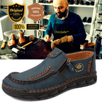 🔥LAST DAY 70% OFF🔥Premium Leather Loafers - Arch Support, Shock Absorption, Easy Side Zip