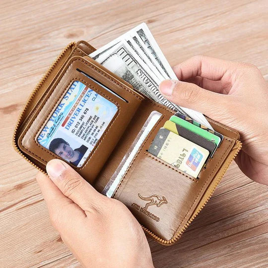 💰RFID Blocking Anti-Theft Wallet（Protection frequency range: 13.56 MHz ）