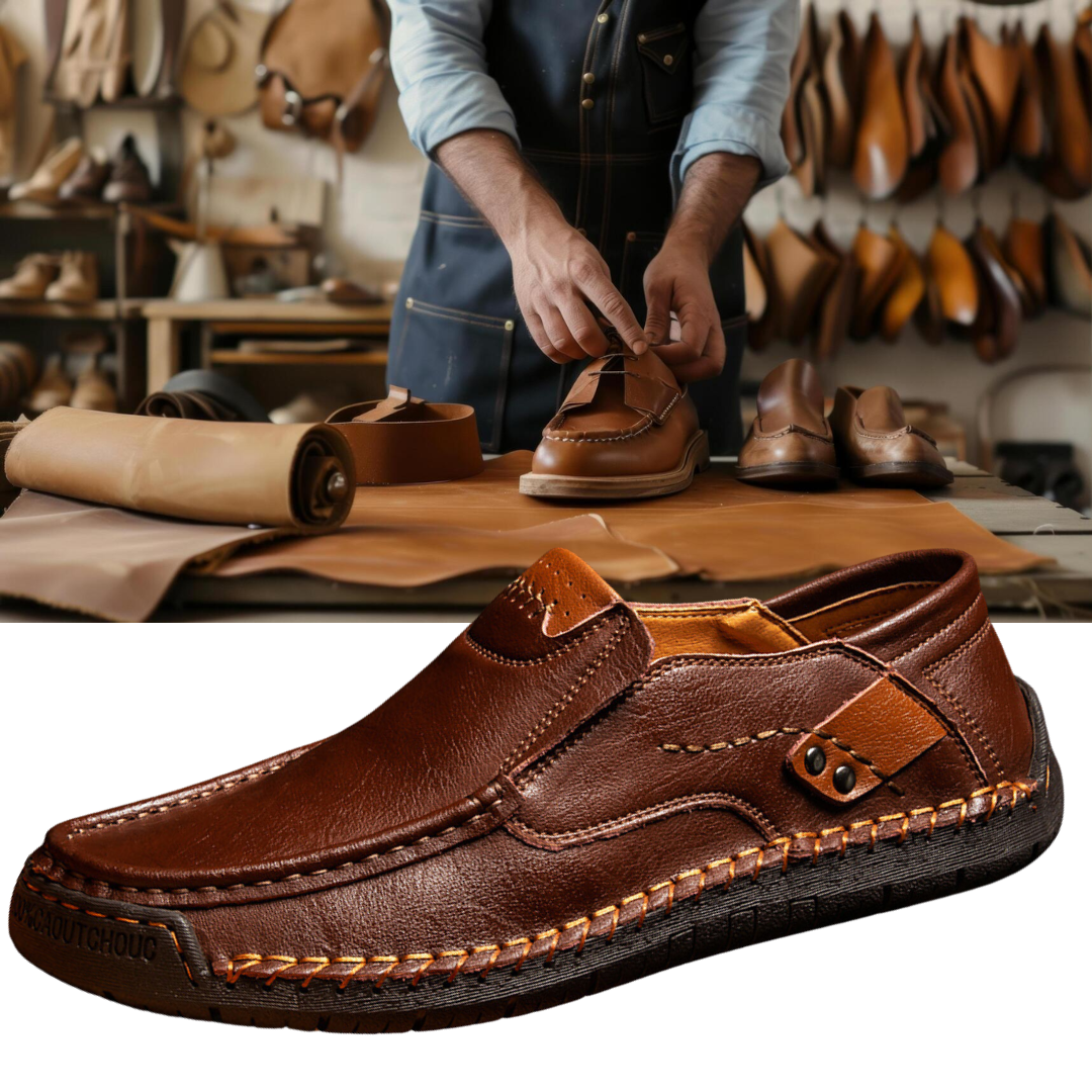 ⏰Last Day 50% OFF🔥 Men's Genuine Leather Slip-On Loafers