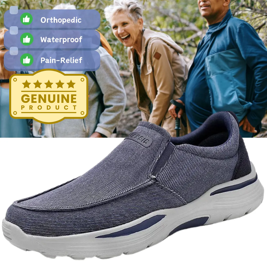 Men's Daily Canvas Wear Proof Orthopedic Walking Shoes🔥BUY 2 FOR FREE SHIPPING🔥Best seller!