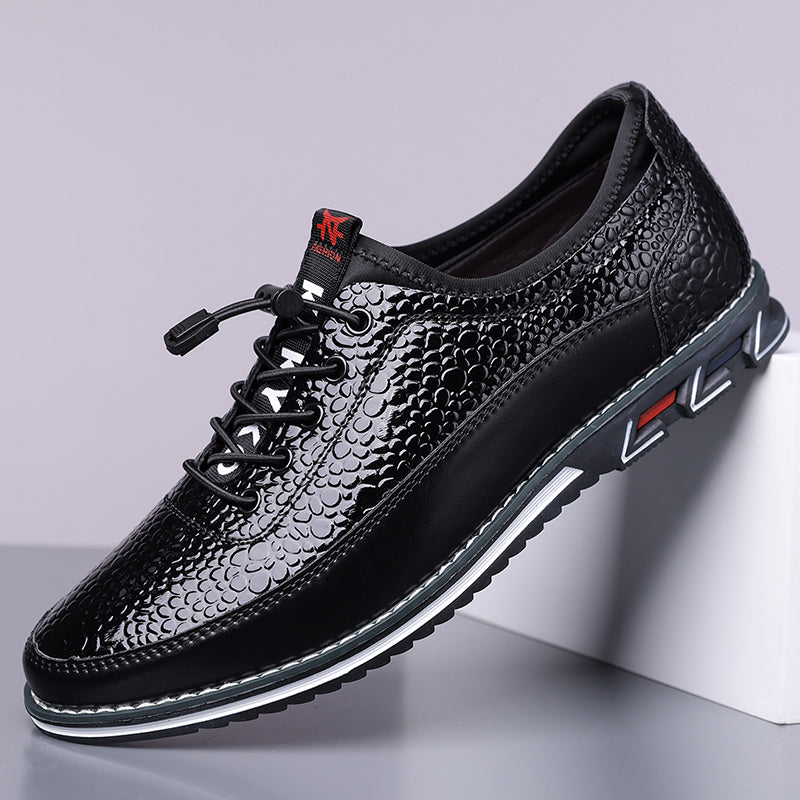 Men's Fashion Calfskin Leather Shoes