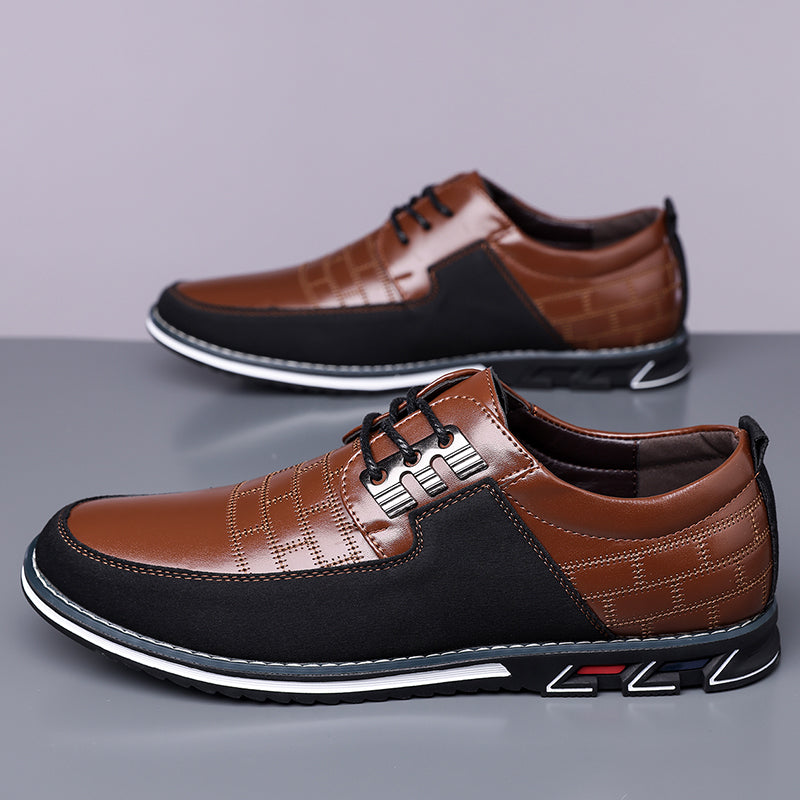 Men's Fashion Calfskin Leather Shoes
