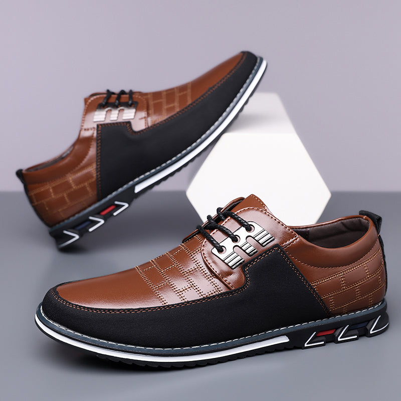 Men's Fashion Calfskin Leather Shoes