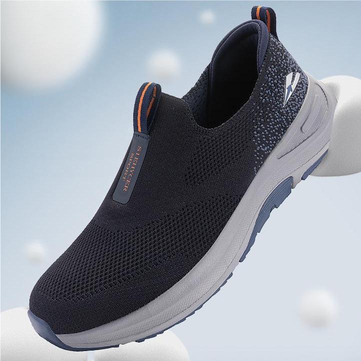 🏃👟48% OFF !!!🔥Clearance!!🔥Men's Daily Breathable Shock-Absorbing Slip-On Orthopedic Sneakers