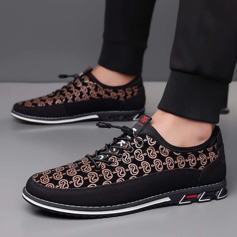 Men's Fashion Calfskin Leather Shoes