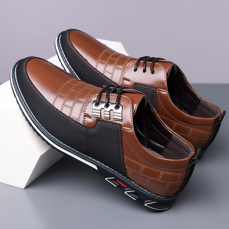Men's Fashion Calfskin Leather Shoes
