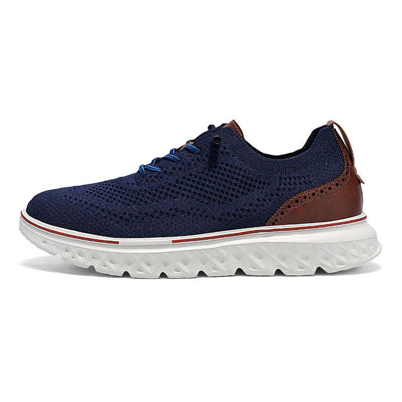 ⏰LAST DAY-70% OFF🛒Men's Hands Free Slip On Oxford Shoes – Ultra Comfortable knitted fabric shoes