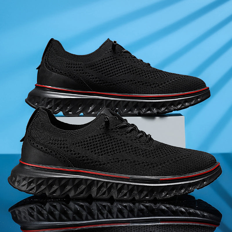 ⏰LAST DAY-70% OFF🛒Men's Hands Free Slip On Oxford Shoes – Ultra Comfortable knitted fabric shoes