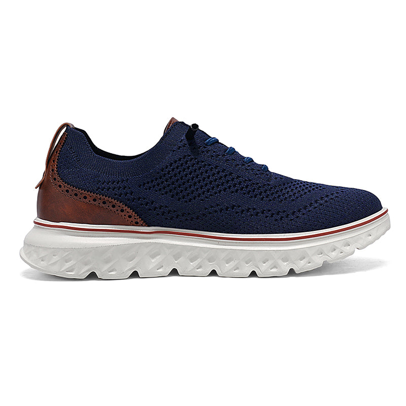 ⏰LAST DAY-70% OFF🛒Men's Hands Free Slip On Oxford Shoes – Ultra Comfortable knitted fabric shoes