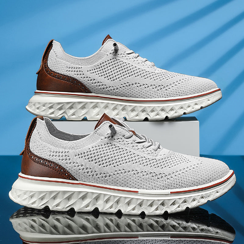 ⏰LAST DAY-70% OFF🛒Men's Hands Free Slip On Oxford Shoes – Ultra Comfortable knitted fabric shoes