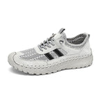 ⏰Limited Time 50% OFF🛒  Men’s Slip-On Orthopedic Leather Hiking Shoes – Breathable Mesh, Durable Rubber Sole, Lightweight & Supportive