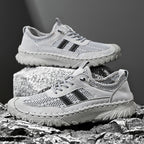 ⏰Limited Time 50% OFF🛒  Men’s Slip-On Orthopedic Leather Hiking Shoes – Breathable Mesh, Durable Rubber Sole, Lightweight & Supportive