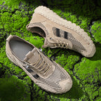 ⏰Limited Time 50% OFF🛒  Men’s Slip-On Orthopedic Leather Hiking Shoes – Breathable Mesh, Durable Rubber Sole, Lightweight & Supportive