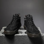 Men Safety Orthopedic Leather Boots - Ankle Protect & Safe Toe & Puncture Resistant & Waterproof & Ligtweigh & comfort