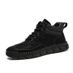 Men Safety Orthopedic Leather Boots - Ankle Protect & Safe Toe & Puncture Resistant & Waterproof & Ligtweigh & comfort