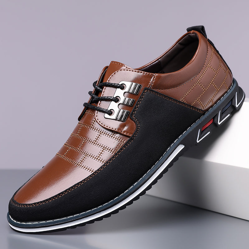 Men's Fashion Calfskin Leather Shoes