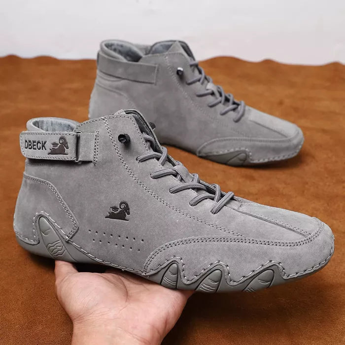 ⏰Promotion - 60% OFF🔥Barefoot Shoes Italian - Suede Velcro High Boots