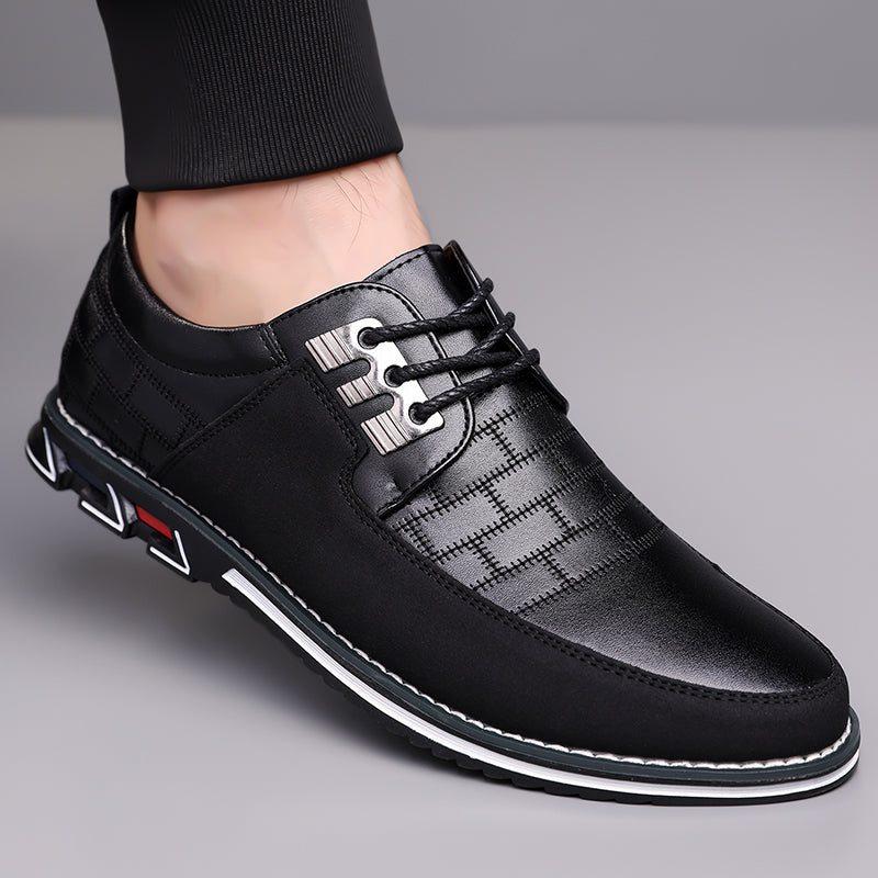 Men's Fashion Calfskin Leather Shoes