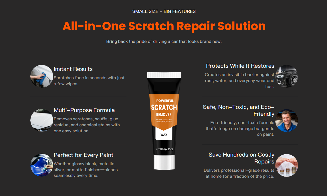 Remove Scratches in Seconds – Restore a Smooth, Glossy Finish Instantly!