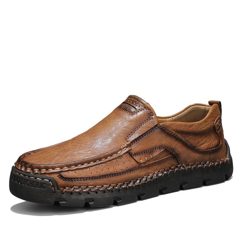 ideacloth®Men's Handcrafted Cowhide Orthopedic Loafers - Wide Toe Box