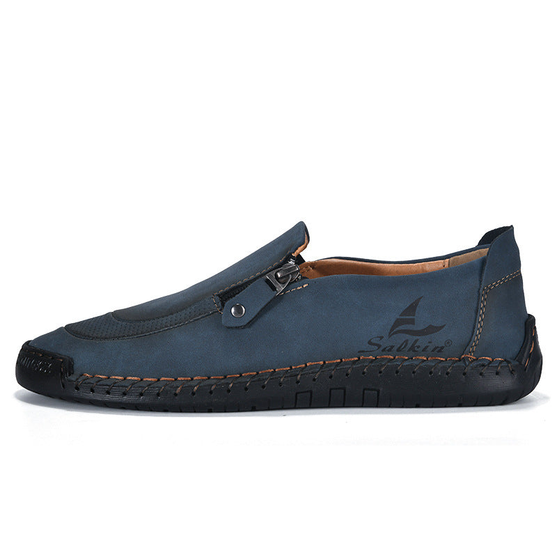 Last day 50% off 🔥⏱️Christmas sale⏱️🔥Men's genuine calfskin slip-on loafers