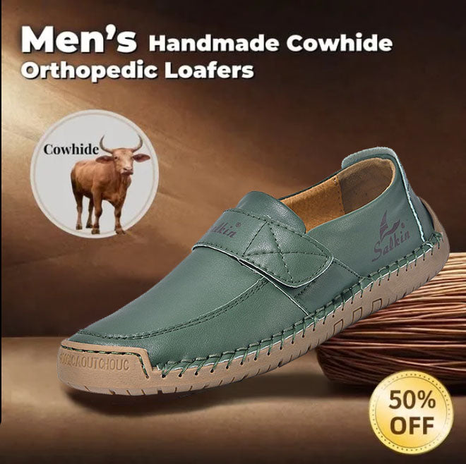 🔥Christmas Sale 70% OFF🔥Authentic men's and women's calfskin slip-on loafers