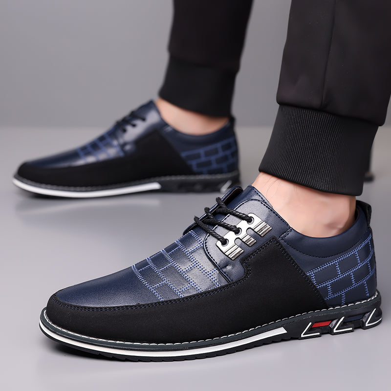 Men's Fashion Calfskin Leather Shoes