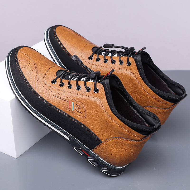 Men's Fashion Calfskin Leather Shoes