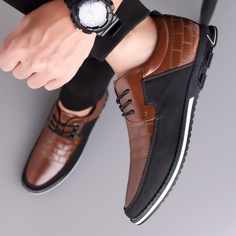 Men's Fashion Calfskin Leather Shoes