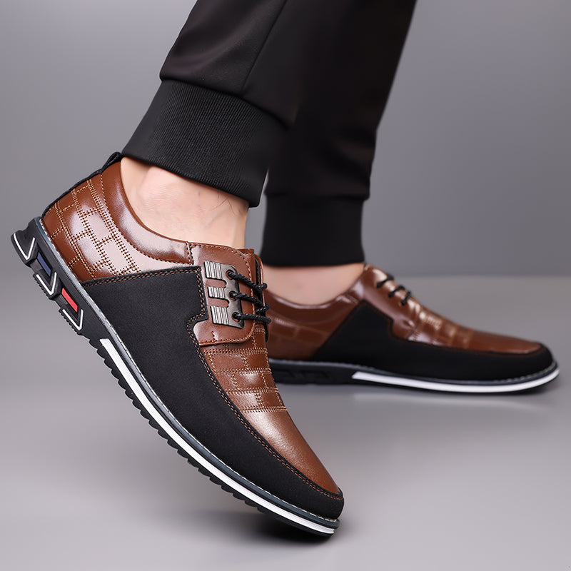 Men's Fashion Calfskin Leather Shoes