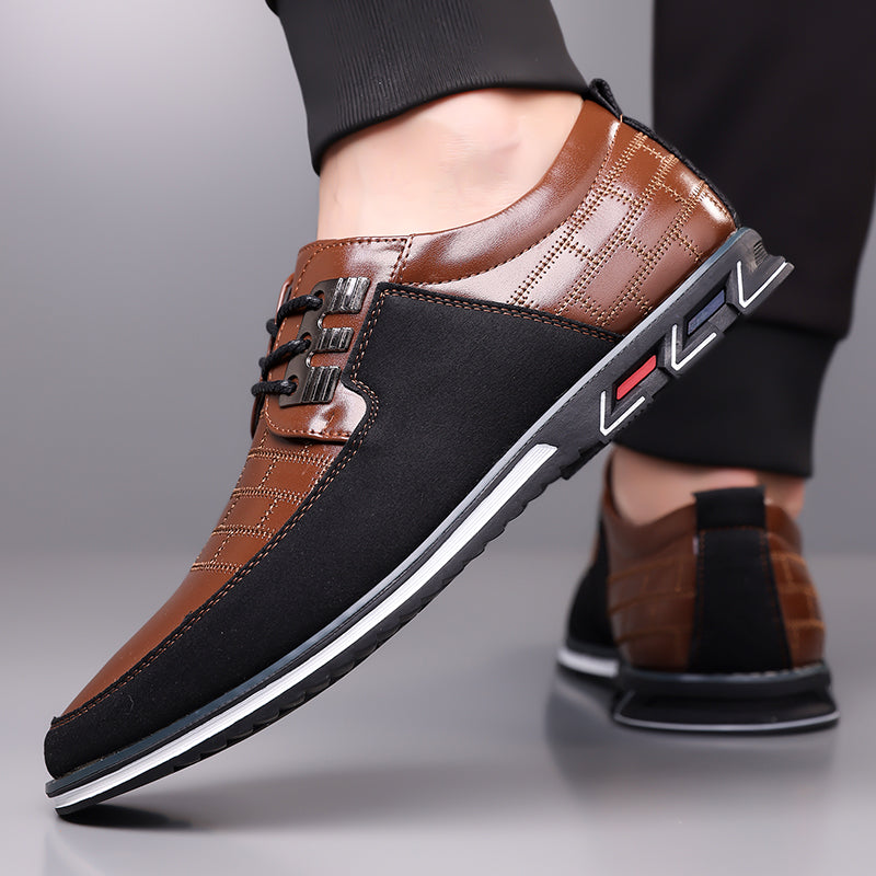 Men's Fashion Calfskin Leather Shoes