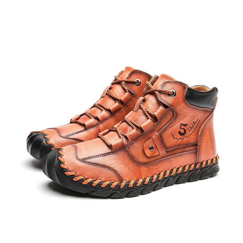 🔥LAST DAY 70% OFF🔥 Stitched Hand-Sewn Embossed Cowhide Medical Shoes