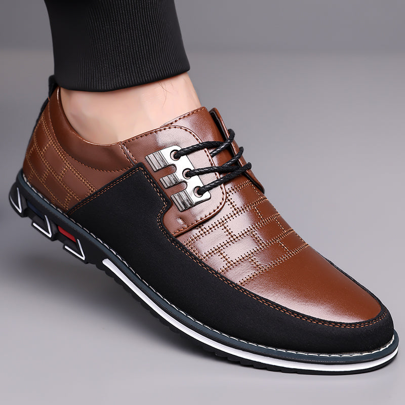 Men's Fashion Calfskin Leather Shoes