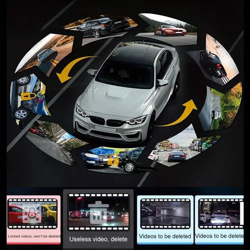 🔥3-Channel HD Wifi Driving Recorder