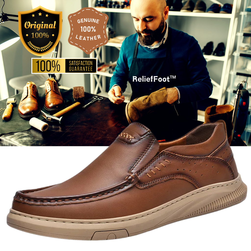 MerrfeetTM Handmade Men's non-slip soft-soled Cowhide leather loafs(Limited 70%off ⏰)