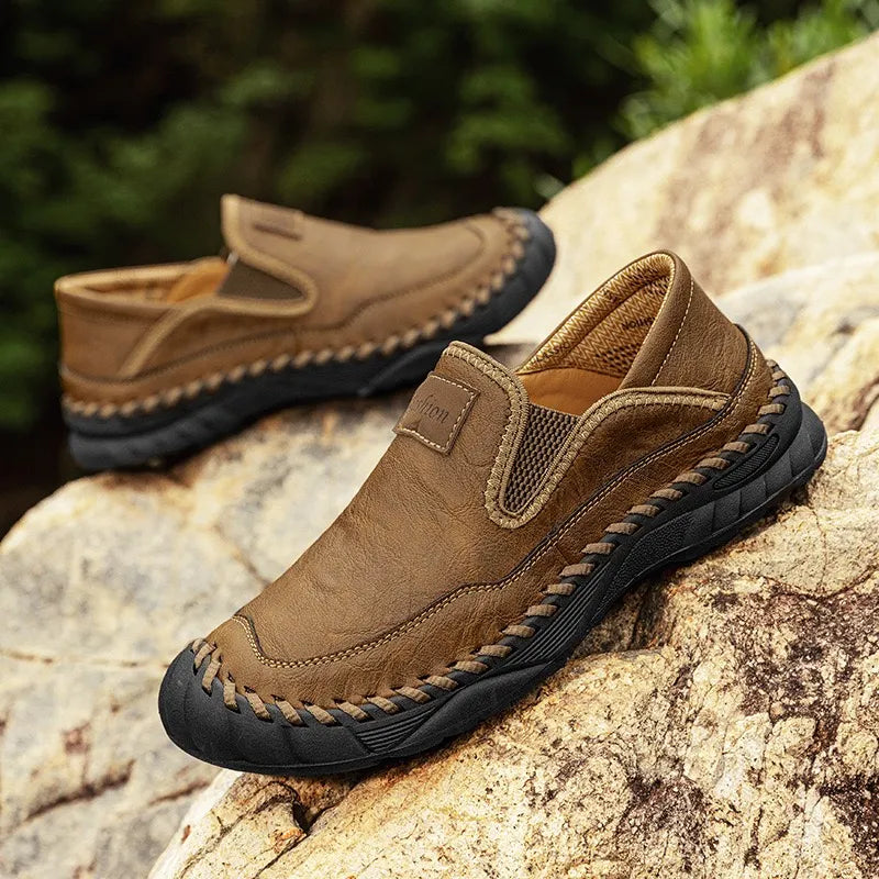 ⏰Last Day! 60% OFF 🔥ideacloth®Men's - Genuine Leather Orthopedic Outdoor Loafers