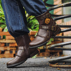 Men's Vintage Western Cowboy Martin Boots