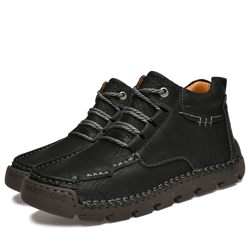 (🔥CLEARANCE SALE - 70% OFF)Men's Hand-Sewn Wear-Resistant Waterproof Cowhide Shoes