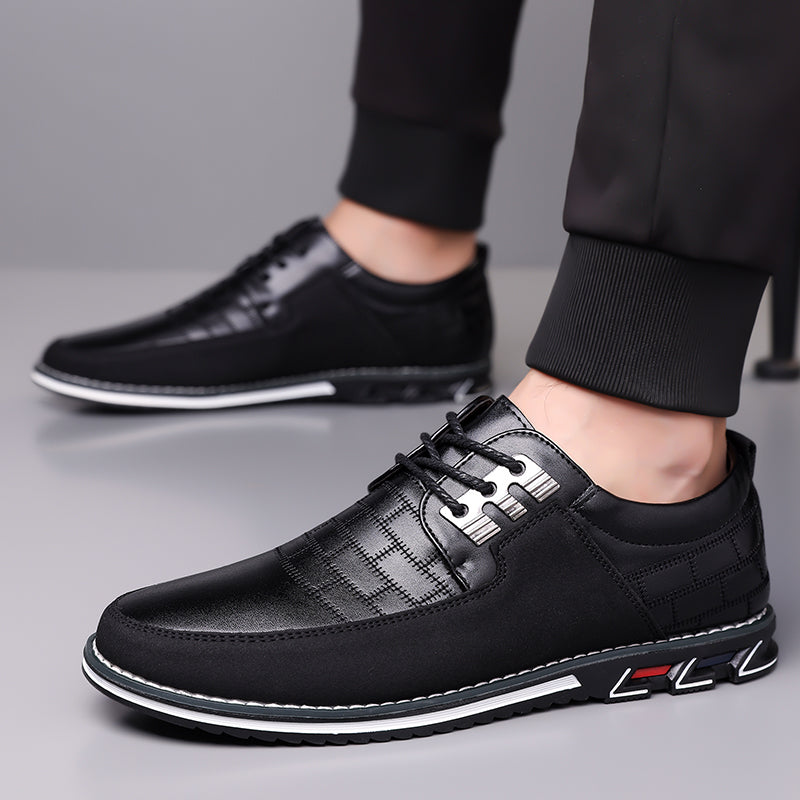 Men's Fashion Calfskin Leather Shoes