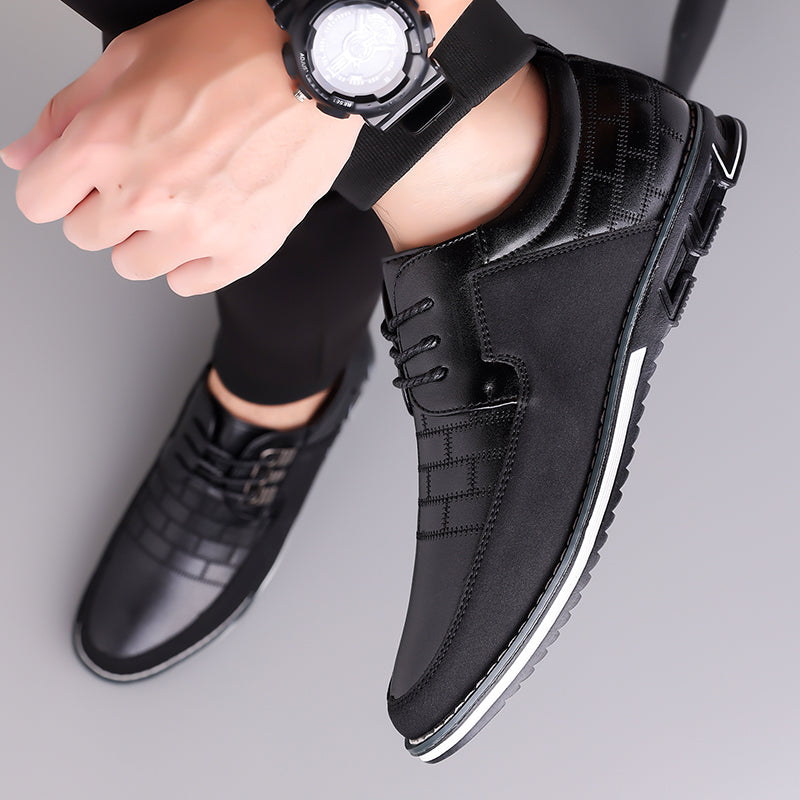 Men's Fashion Calfskin Leather Shoes