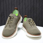 Breathable fly knit trendy casual shoes for men