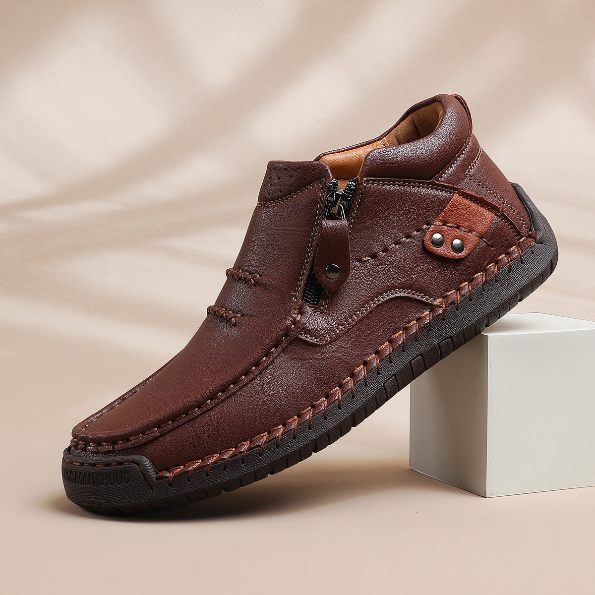 Men's Fashion Calfskin Leather Shoes