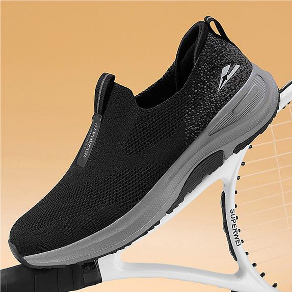 🏃👟48% OFF !!!🔥Clearance!!🔥Men's Daily Breathable Shock-Absorbing Slip-On Orthopedic Sneakers