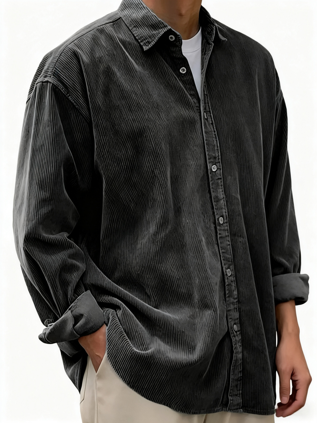 100% Premium Cashmere Men’s Shirt — Timeless Style