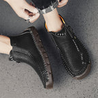 (⏰Last Day 70% OFF🔥)Men's Top-Quality Motorcycle Boots Hand-Stitched Genuine Leather Boots